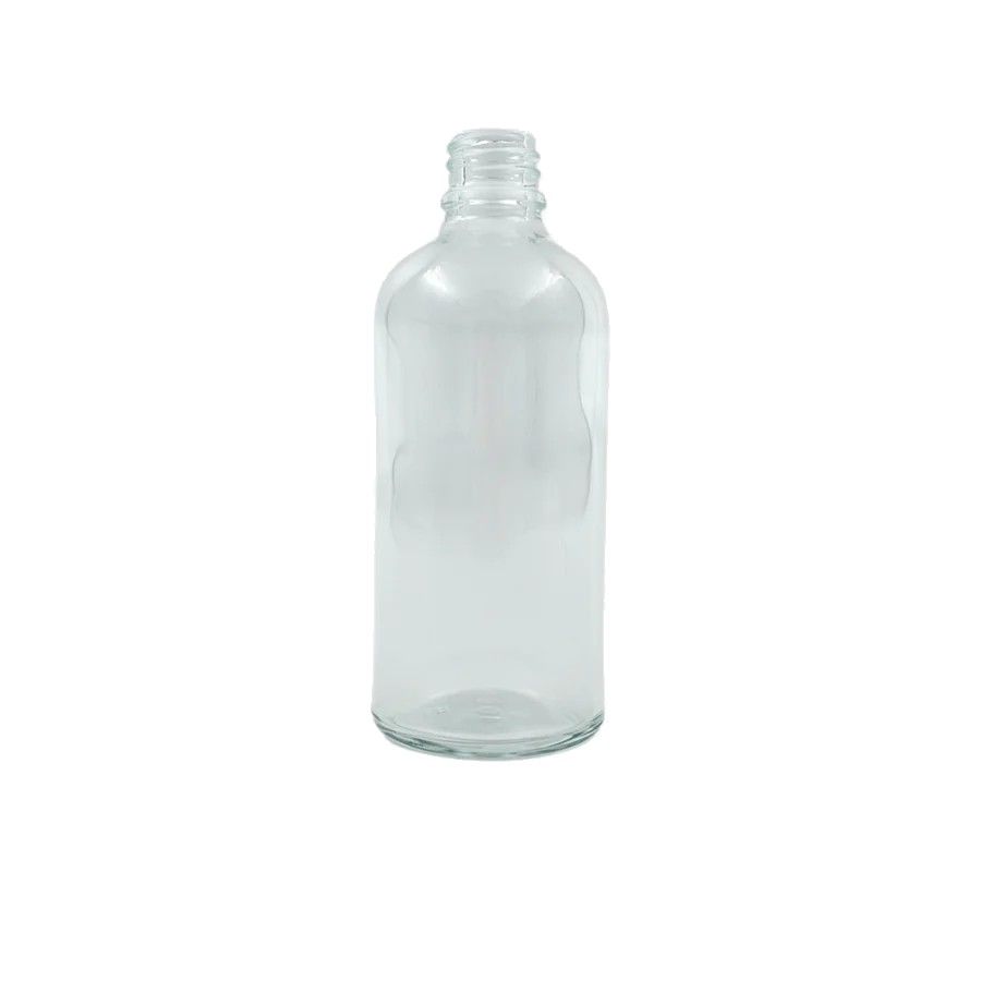 100ml Glass Dropper Bottle (18mm neck) - No Closure - Clear 100ml Glass Dropper Bottle (18mm neck) - No Closure - Clear
