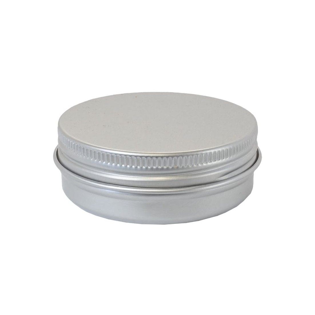 50g Aluminium Tin Jar (57mm Diameter x 22mm High) – Complete with Lid