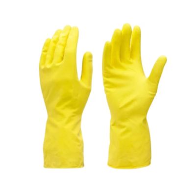 Yellow Latex Gloves