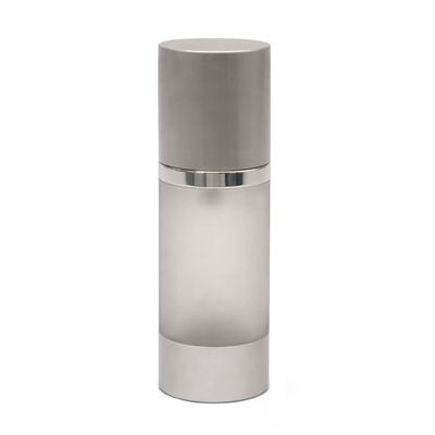 Airless Lotion Bottle 30ml Frosted with Silver Ring Airless Lotion Bottle 30ml Frosted with Silver Ring