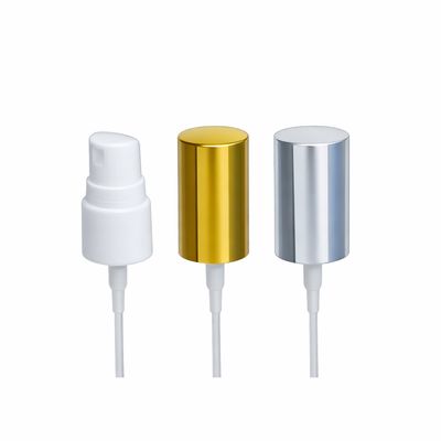 Spray pump 18/415 Screw-On White Complete with Gold/Silver Caps Spray pump 18/415 Screw-On White Complete with Gold/Silver Caps