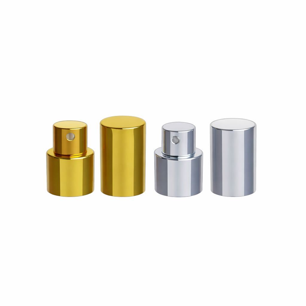 Spray pump 20/415 Screw-On Complete Gold/Silver with Cap Spray pump 20/415 Screw-On Complete Gold/Silver with Cap