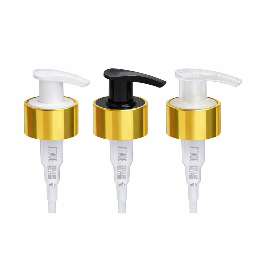 Lotion dispenser 28/410 Gold/White - Gold/Black - Gold/Natural