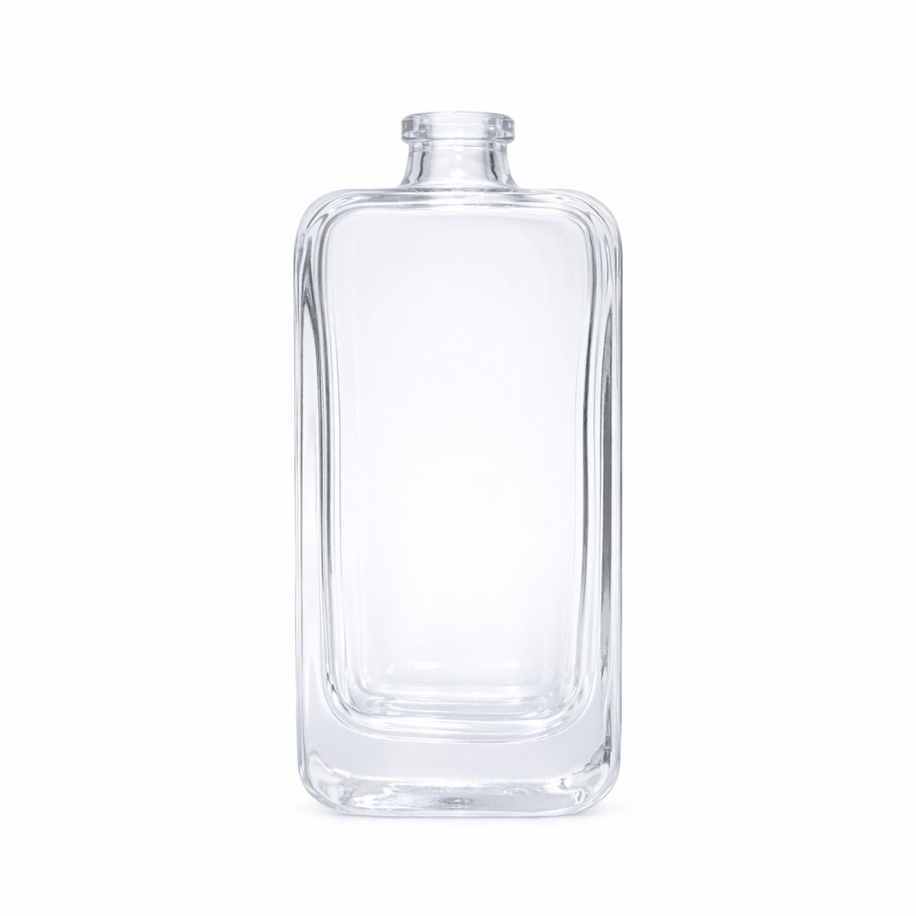 Rectangle Glass Bottle 55ml 15mm Crimp Neck