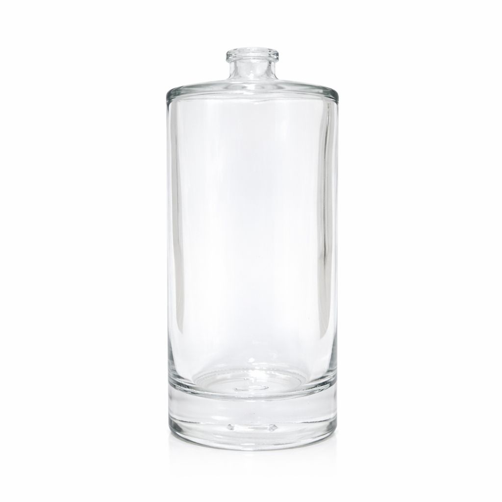 Round Glass Bottle 100ml 15mm Crimp Neck