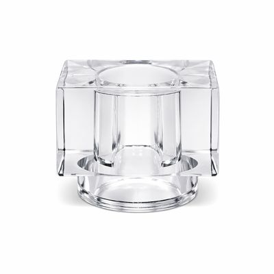 Clear Square Overcap for 15mm Self Crimp Clear Square Overcap for 15mm Self Crimp
