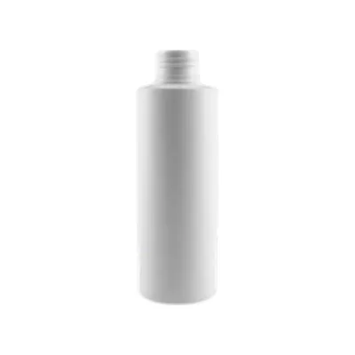 150ml HDPE Square Shoulder Cylindrical Bottle (24mm neck) - White 150ml HDPE Square Shoulder Cylindrical Bottle (24mm neck) - White