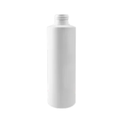 200ml HDPE Square Shoulder Cylindrical Bottle (24mm neck) - White 200ml HDPE Square Shoulder Cylindrical Bottle (24mm neck) - White