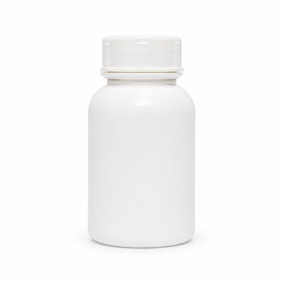 White HDPE Tablet Container Type A - Complete with Tablet Container Cap and Pressure Sensitive Seal / Liner - 125ml, 200ml and 250ml