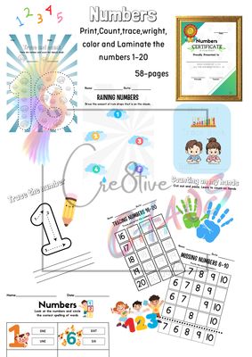 My First Numbers Book (1-20) Digital