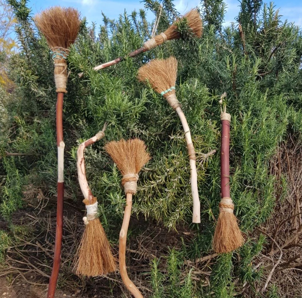 Handmade small brooms