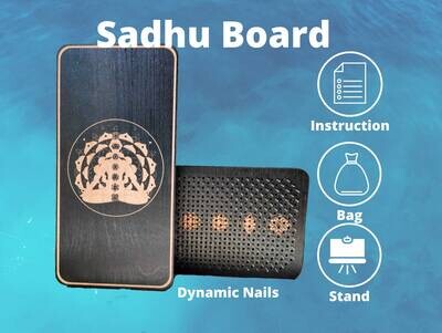 Sadhu board for begginers 10 mm, Board with nail for yoga, Yoga board, Meditation and Yoga Practice, Yoga Desk