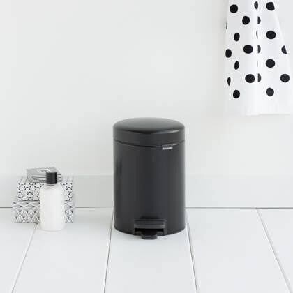 Brabantia New Icon Pedal Bin 12l Brilliant and Matt Steel
