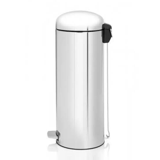 Brabantia Retro Bin 30l Matt and Brilliant Steel (Available Color Variances)