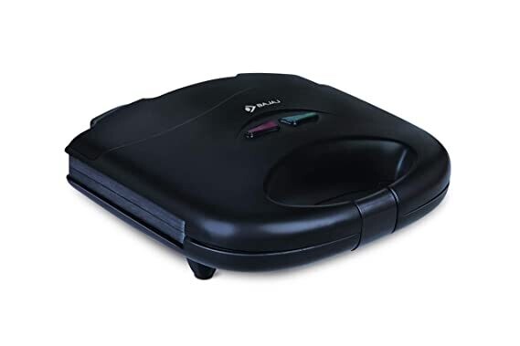 Bajaj SWX 3 Deluxe Sandwich TOAST MAKER, BLACK COLOUR