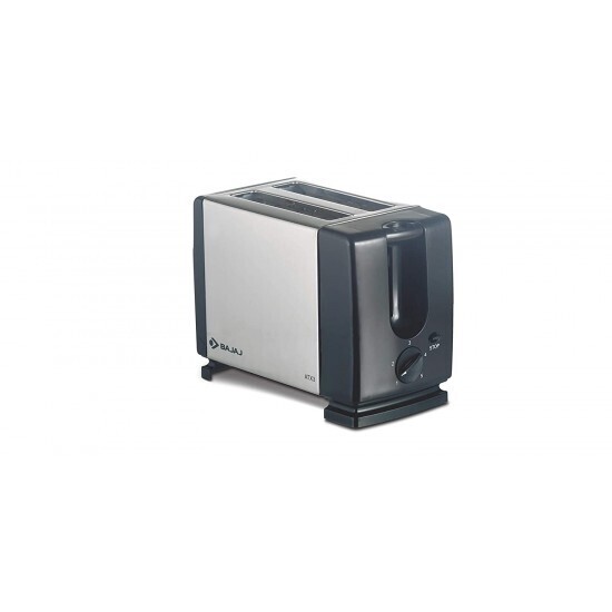 Bajaj ATX 3 2 SLICE, AUTO POP UP , Toaster (Black / Silver)