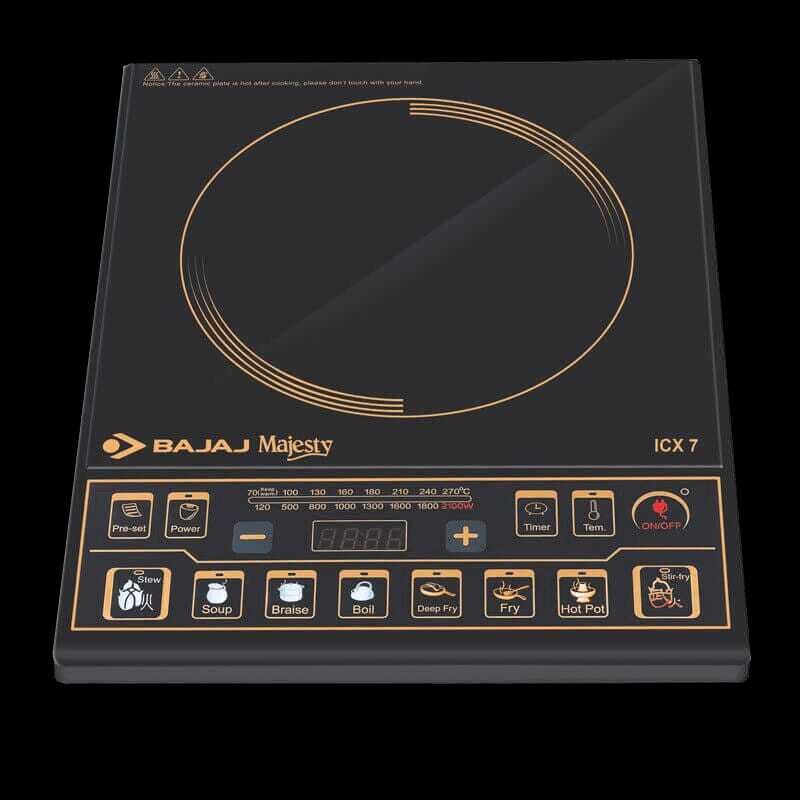 Bajaj ICX 130 Push Button Induction Cooktop (Black)
