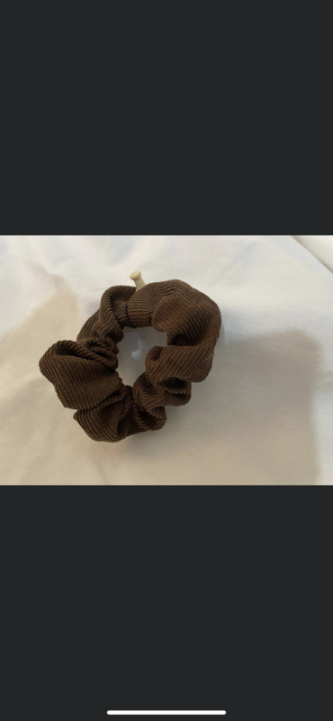 Dark Brown Hair Scrunchie