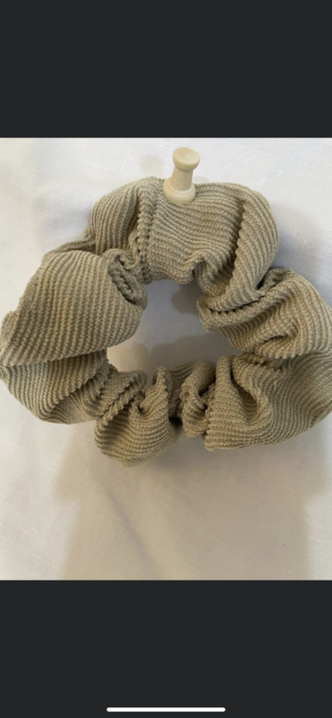 Light Brown/Grey Hair Scrunchie