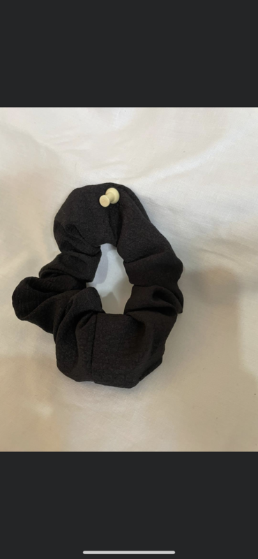 Black Hair Scrunchie