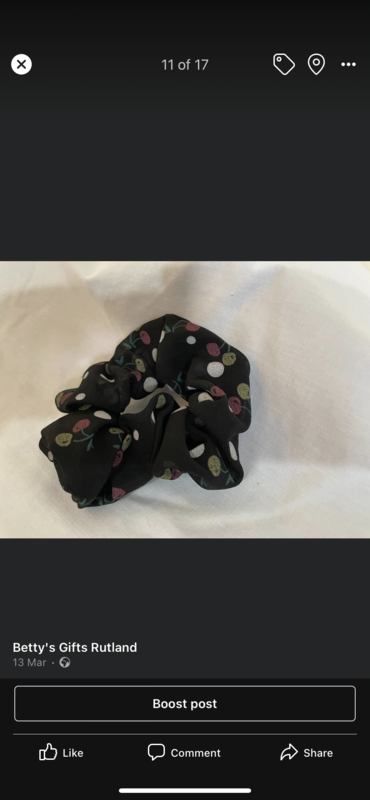Black With Multicolour Polka Dots