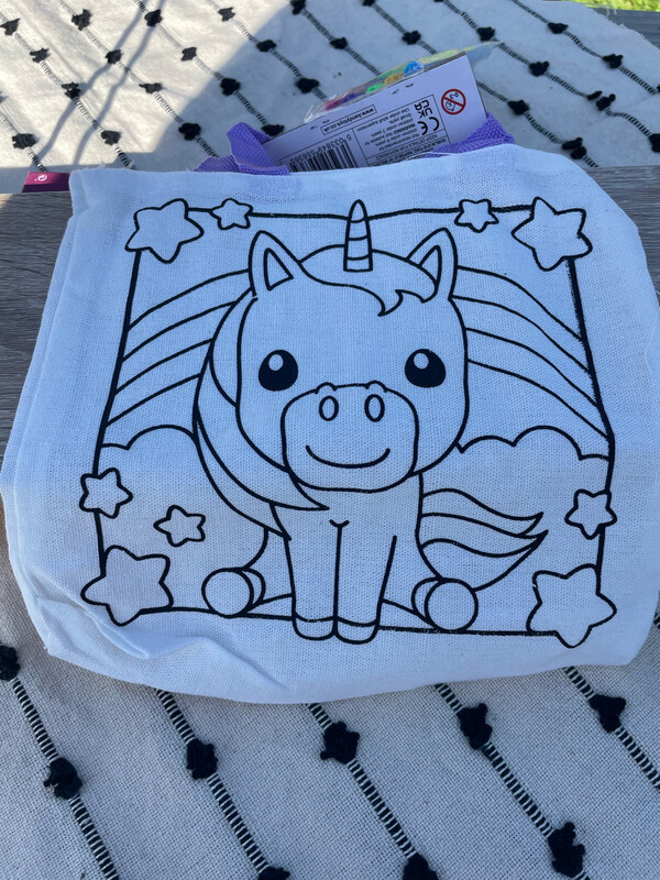 Children’s Colouring Bags, Felt Tip Pens Included 2 Butterfly 2Unicorn 4 Fairy Left