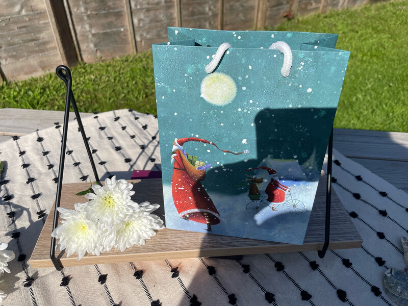 Santa Christmas Gift Bag