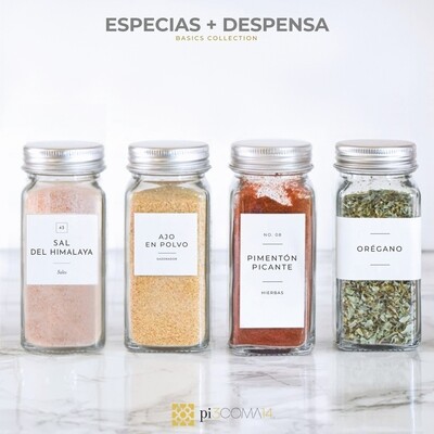 Pack de Etiquetas de Especias