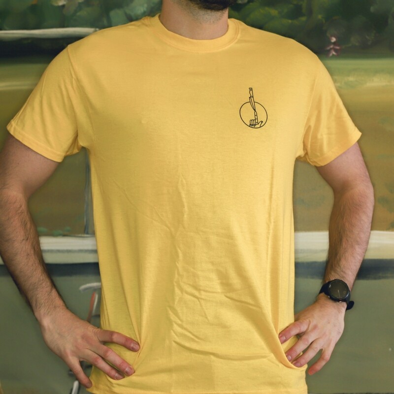 Life Is Easy Yellow Logo T-shirt