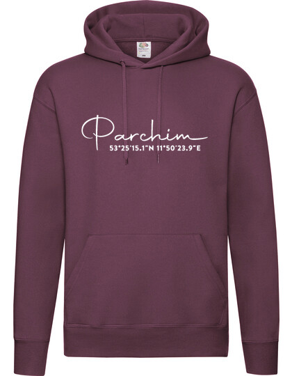 Hoodie "Parchim" burgund