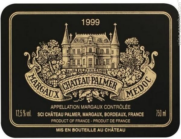 Château Palmer 3ème Cru Classé 1999