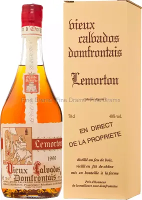 Lemorton  Calvados Grande Reserve Du Domfrontais 1999