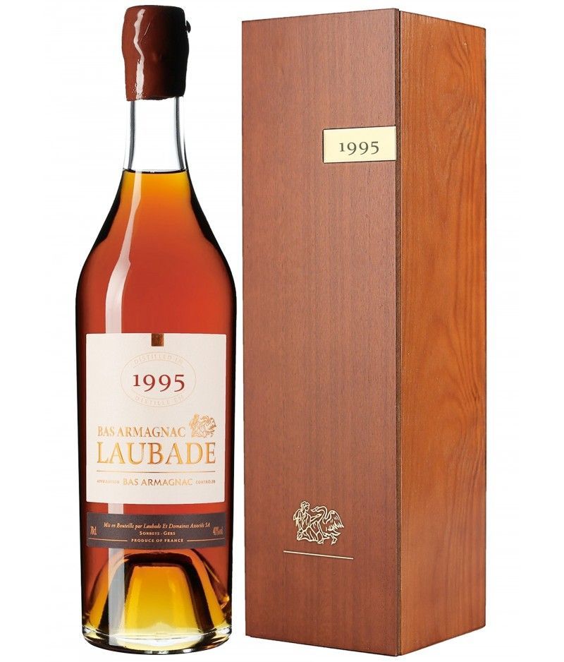 Chateau De Laubade  Bas Armagnac 1995 Cassetta Legno