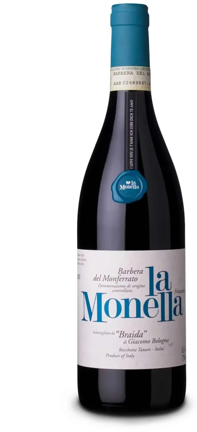 Braida di Bologna Giacomo La Monella Barbera del Monferrato DOC Frizzante 2025 Braida di Bologna Giacomo La Monella Barbera del Monferrato DOC Frizzante 2025