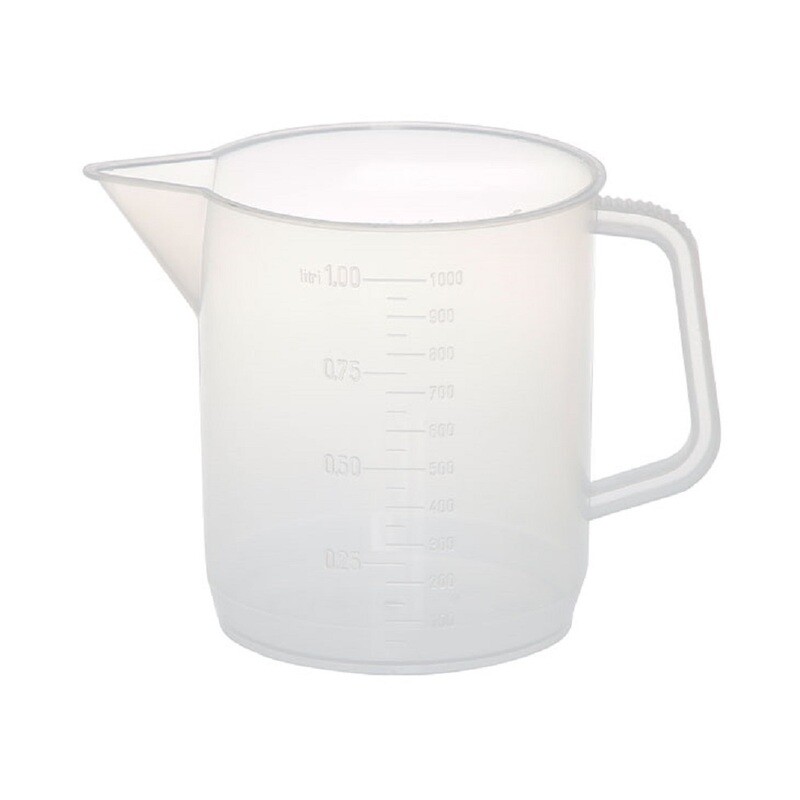 CARAFFA PLASTICA GRADUATA