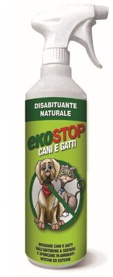 EKOSTOP CANI E GATTI Spray LT 0.75