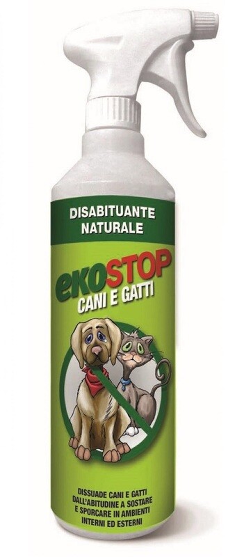 EKOSTOP CANI E GATTI Spray LT 0.75