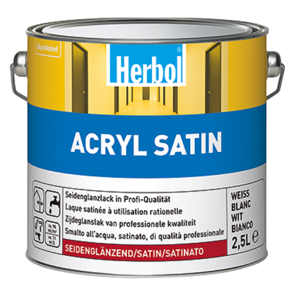 HERBOL ACRYL SATIN Bianco HERBOL ACRYL SATIN Bianco