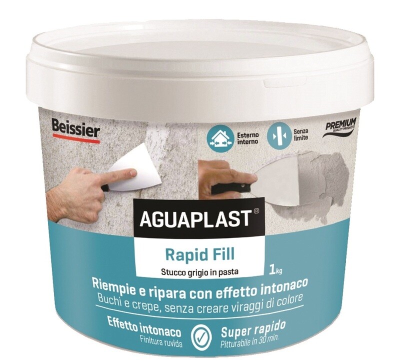 AGUAPLAST RAPID FILL PASTA Grigio Kg 1