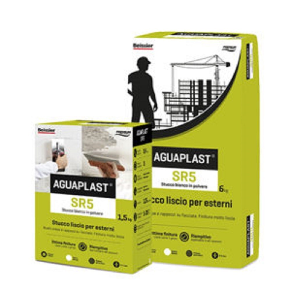 AGUAPLAST SR5 LISCIO Bianco POLVERE AGUAPLAST SR5 LISCIO Bianco POLVERE