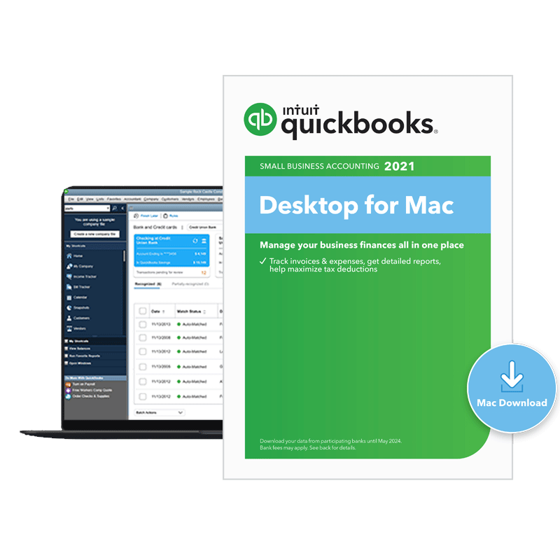 QuickBooks Mac 2021 - Non Subscription Version