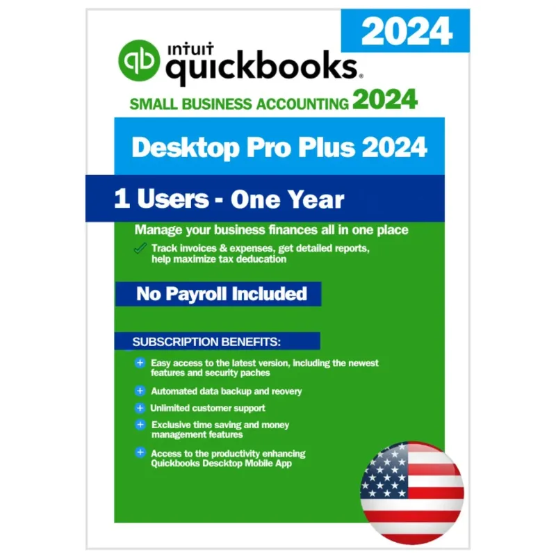 QuickBooks Pro Plus 2024 - 1 User (2+1 Years Subscription) QuickBooks Pro Plus 2024 - 1 User (2+1 Years Subscription)