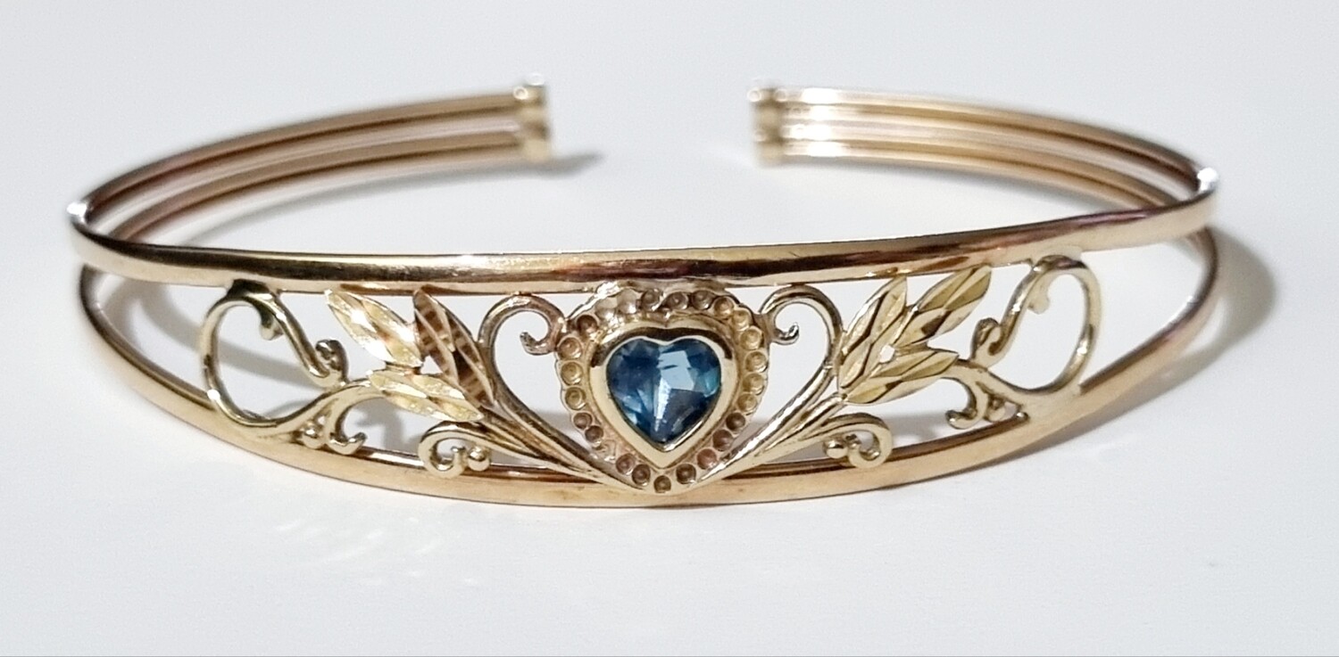 ART NOUVEAU 9CT BANGLE