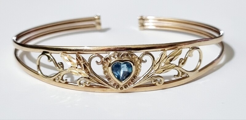 ART NOUVEAU 9CT BANGLE