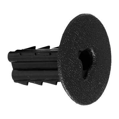 Feed Thru Coax Wall Bushing w/Knockout Blk.