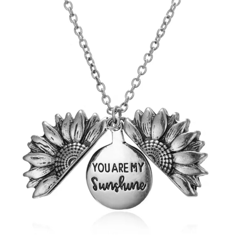 (NEW) You are my SUNSHINE Pendant Necklace. 18 inch Chain FREE SHIPPING