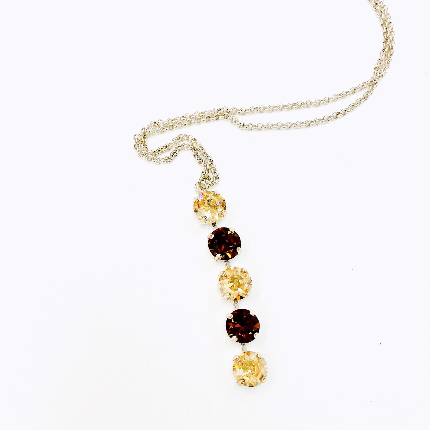 Smoked Topaz Necklace Gift Set