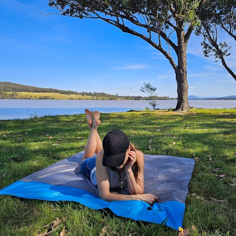 Sustainable Pocket Picnic Mat Woven Accessories Woven Accessories