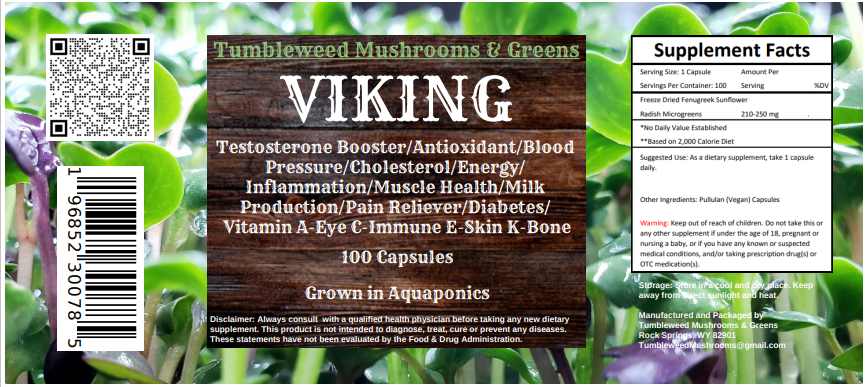 Viking Capsules-Freeze Dried 100 Count