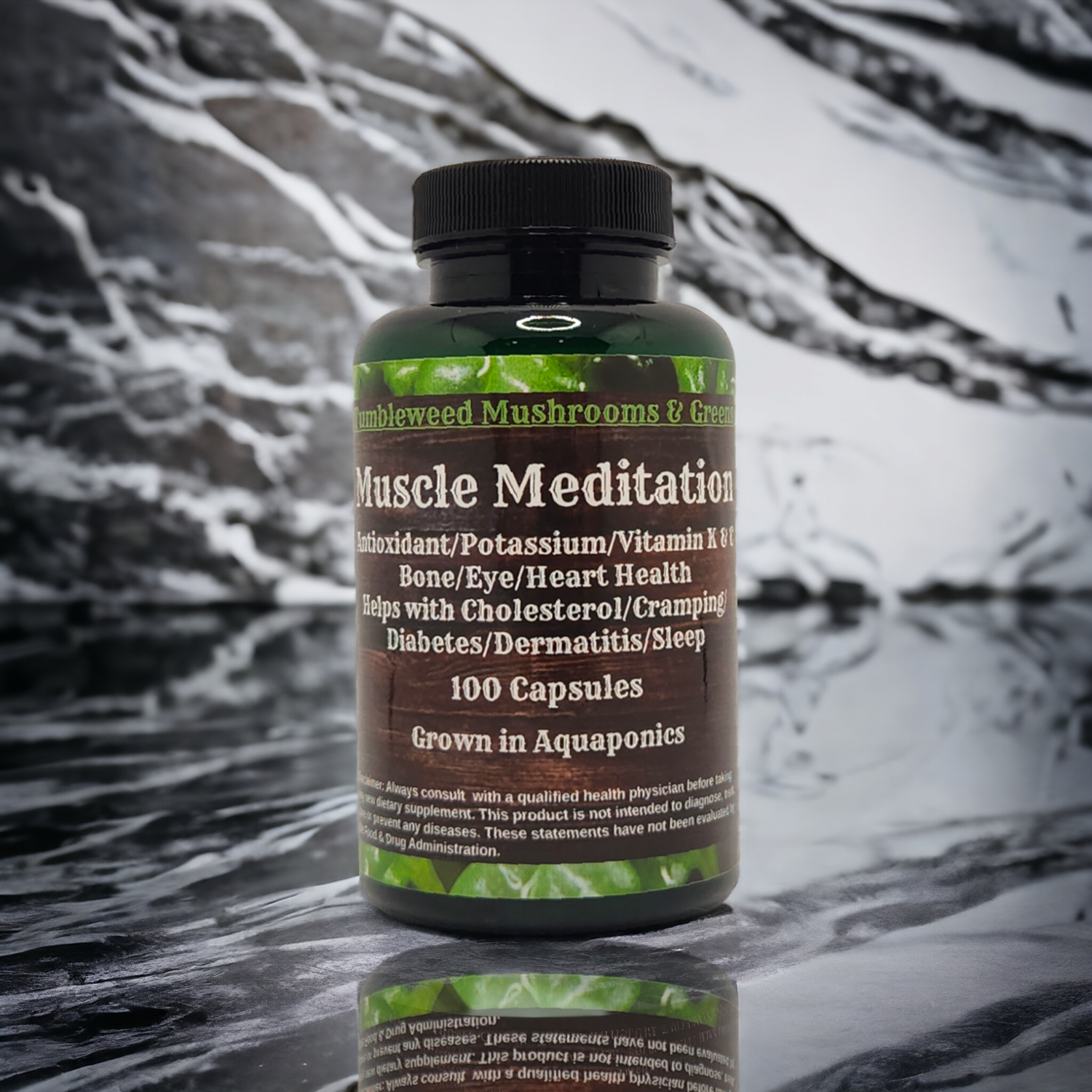 Muscle Meditation Capsules Freeze Dried 100 Count